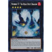 NUMH-EN030 Number 57: Tri-Head Dust Dragon Secret Rare