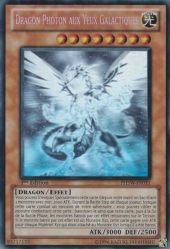 PHSWFR011 Dragon Photon aux Yeux Galactiques YuGiOh