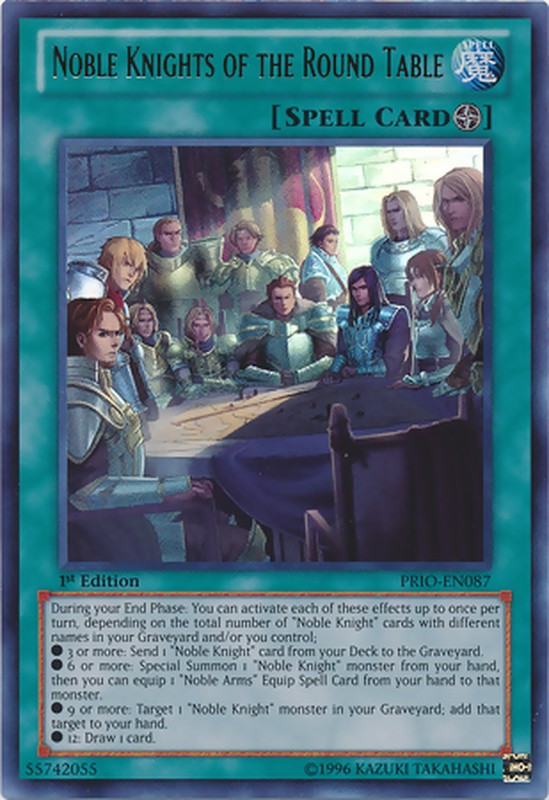 Konami Yu-Gi-Oh! Noble Knights Of The Round Table Card Sleeves - 70 Count (Sealed)