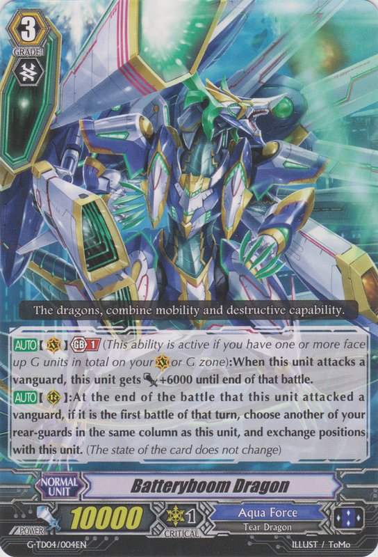 G-TD04/004EN Batteryboom Dragon Common (C)