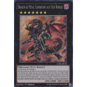 CORE-FR054 Dragon de Métal Flamboyant aux Yeux Rouges Secret Rare