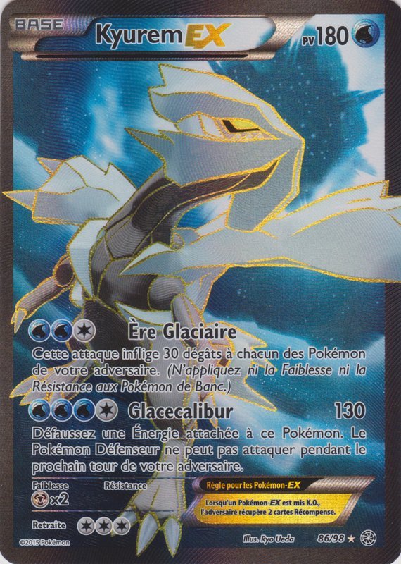 XY7_86/98 Kyurem-EX Full Art Ultra Rare