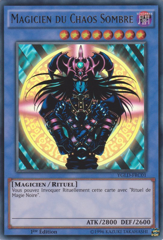 Carte YU-GI-OH YGLD-FRA03 Magicien Sombre 2ED Commune NEUF FR