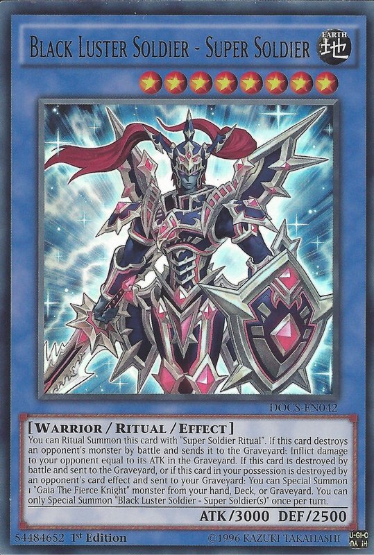 Black Luster Soldier - Super Soldier - DOCS-EN042 - Ultimate Rare - 1st  Edition - Yu-Gi-Oh! Singles » Yu-Gi-Oh! Sets » Dimension of Chaos -  Collector's Cache LLC