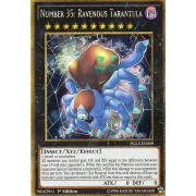 PGL3-EN009 Number 35: Ravenous Tarantula Gold Secret Rare