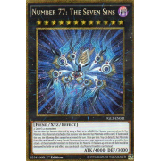 PGL3-EN011 Number 77: The Seven Sins Gold Secret Rare
