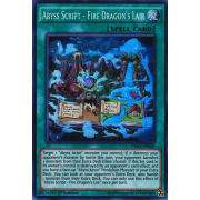 DESO-EN025 Abyss Script - Fire Dragon's Lair Super Rare