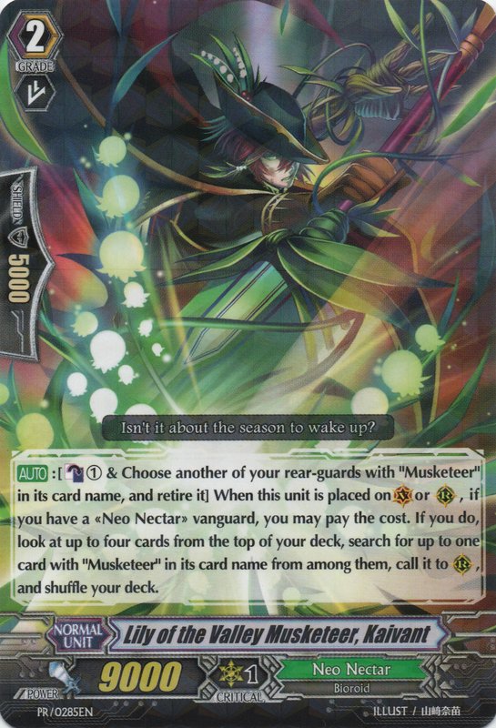 Lily of the Valley Musketeer, Kaivant