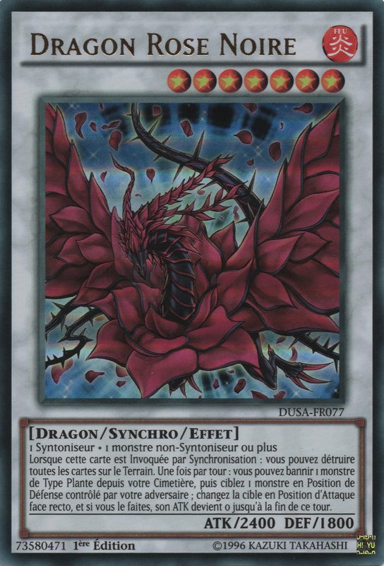 DUSA-FR077 Dragon Rose Noire Ultra Rare