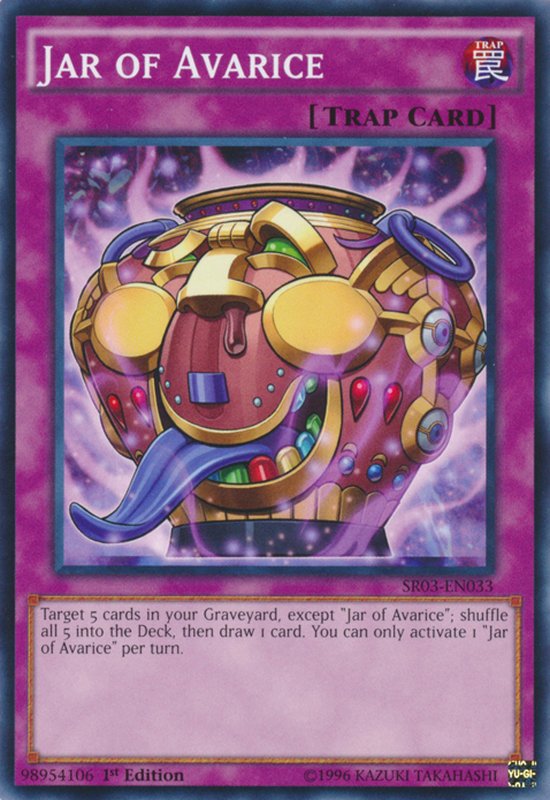 SR03-EN033 Jar of Avarice - Yu-Gi-Oh