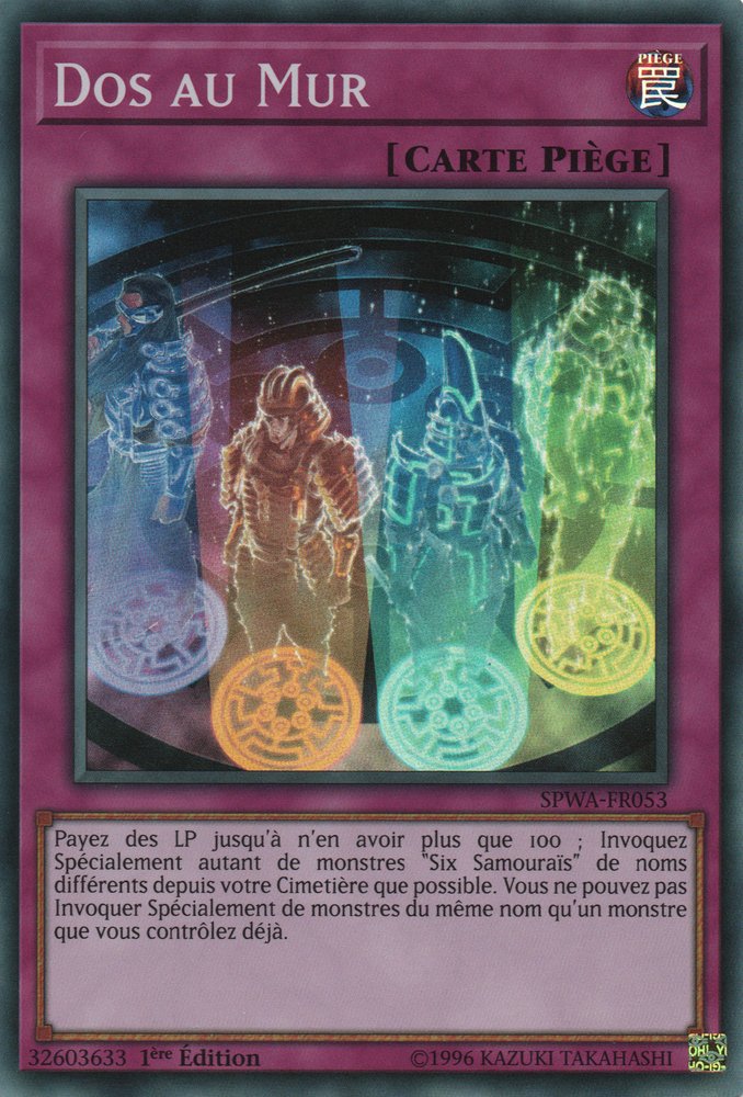 Protèges cartes Yu-Gi-Oh Dos Carte