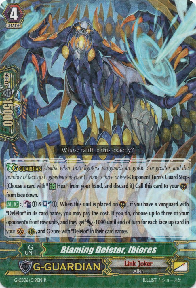Blaming Deletor, Ibiores