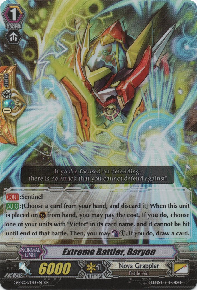 G Eb03 S08en Extreme Battler Baryon Cardfight Vanguard