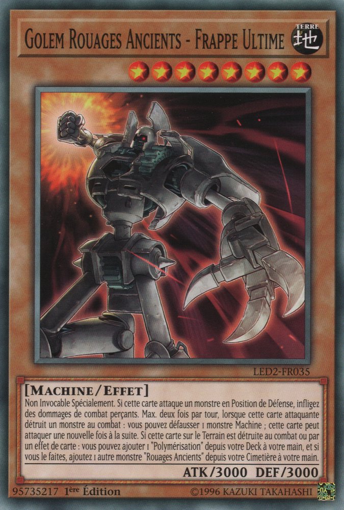 Carte Yu-Gi-Oh! - Golem Rouages Ancients Ultime [LODT-FR043]