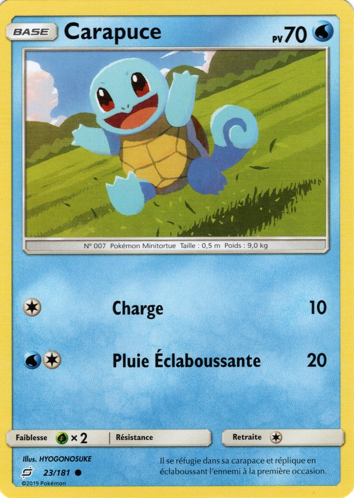 French designer card pokemon 24/181 Carabaffe reverse-sl09:duo shock 