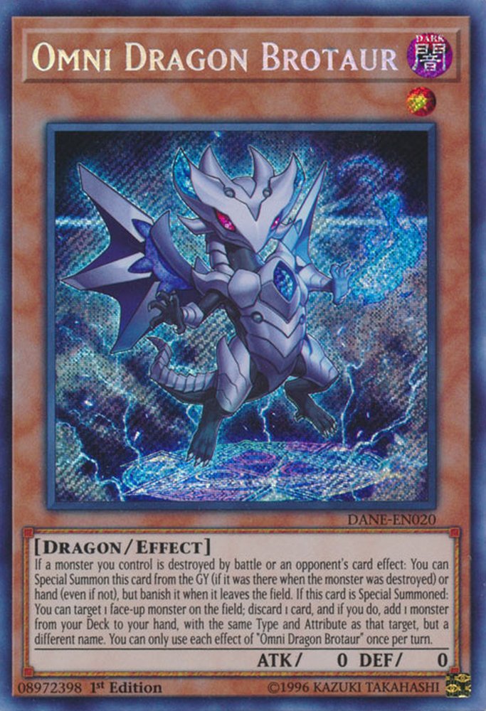 DANE-EN020 Omni Dragon Brotaur Secret Rare