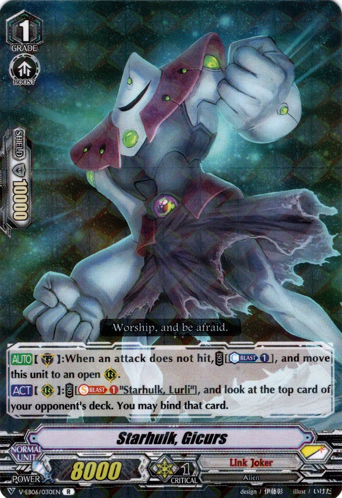 Starhulk, Gicurs