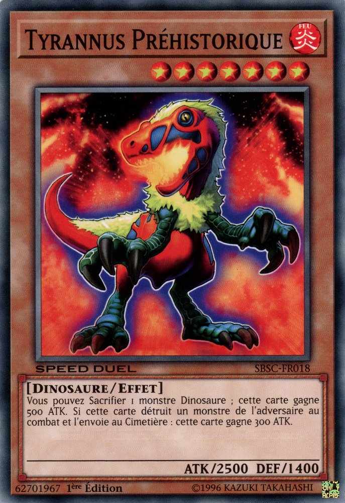 SBSC-FR018 Tyrannus Préhistorique - Yu-Gi-Oh