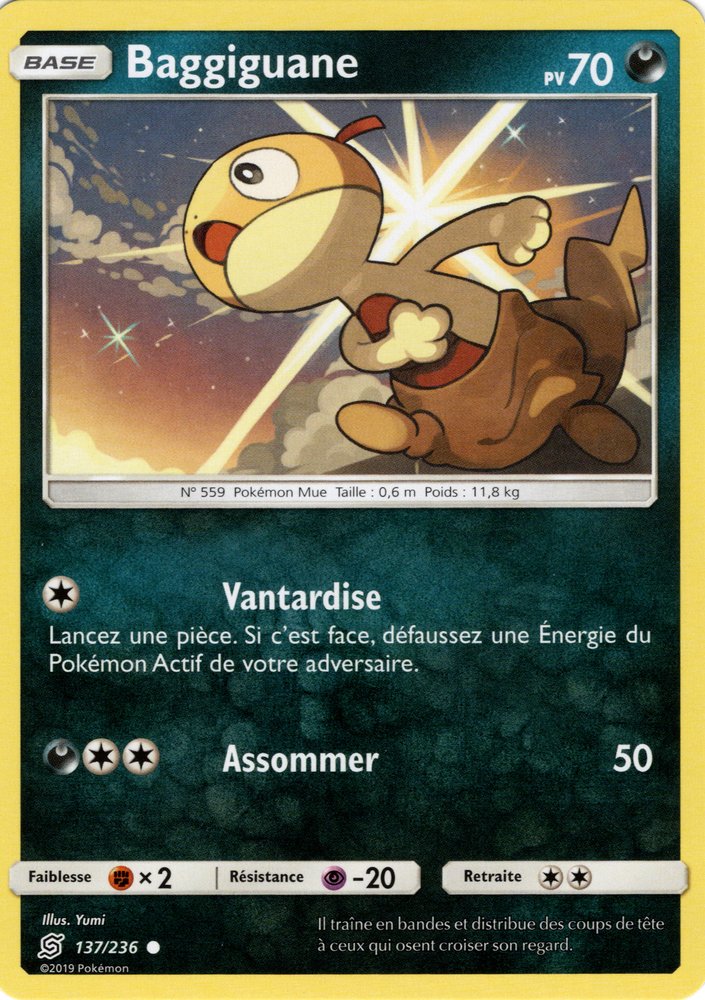 VF Français Reverse 137/236_R Pokemon Baggiguane SL11