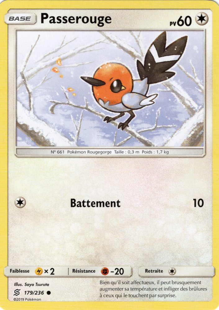 Passerouge (82/110) [Carte Pokémon Cartes à l'Unité Français