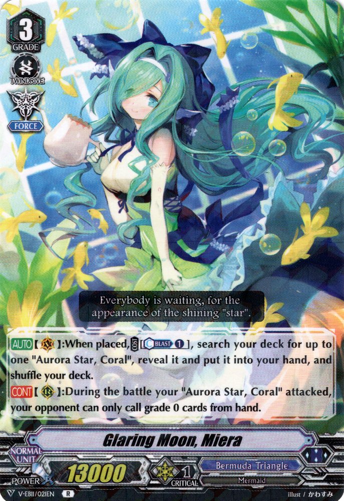 Glaring Moon, Miera