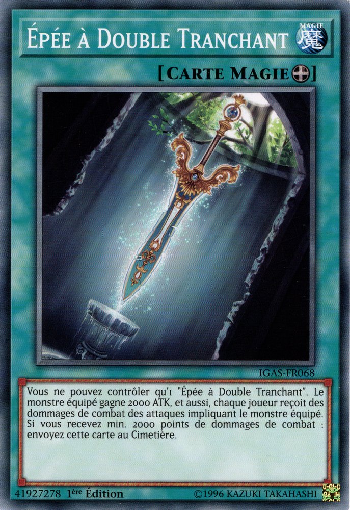 IGAS-FR068 Épée à Double Tranchant - Yu-Gi-Oh