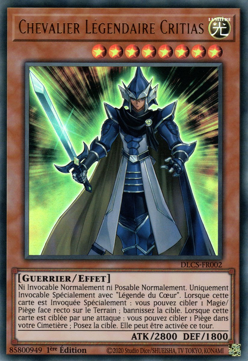 Yu-Gi-Oh Chevalier Légendaire Hermocrate DLCS-FR003 1st Ultra Rare 