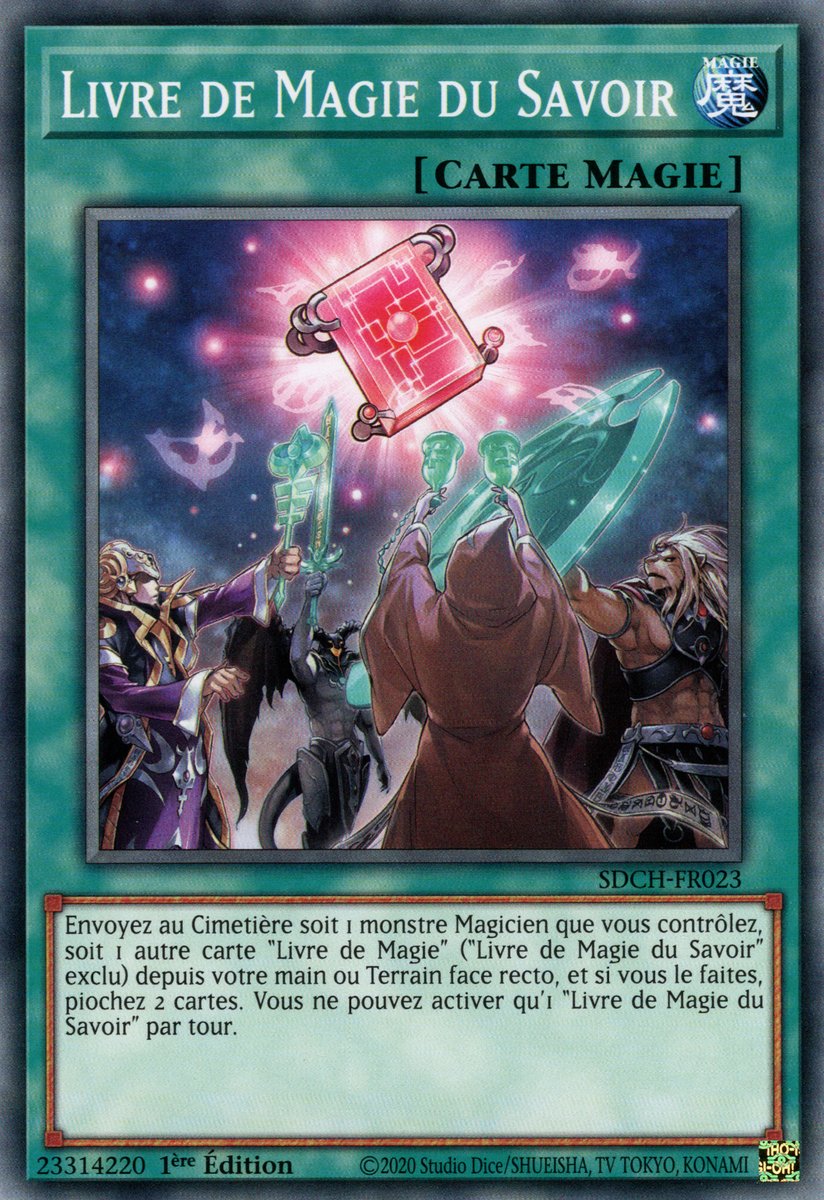 SDCH-FR023 Livre de Magie du Savoir - Yu-Gi-Oh