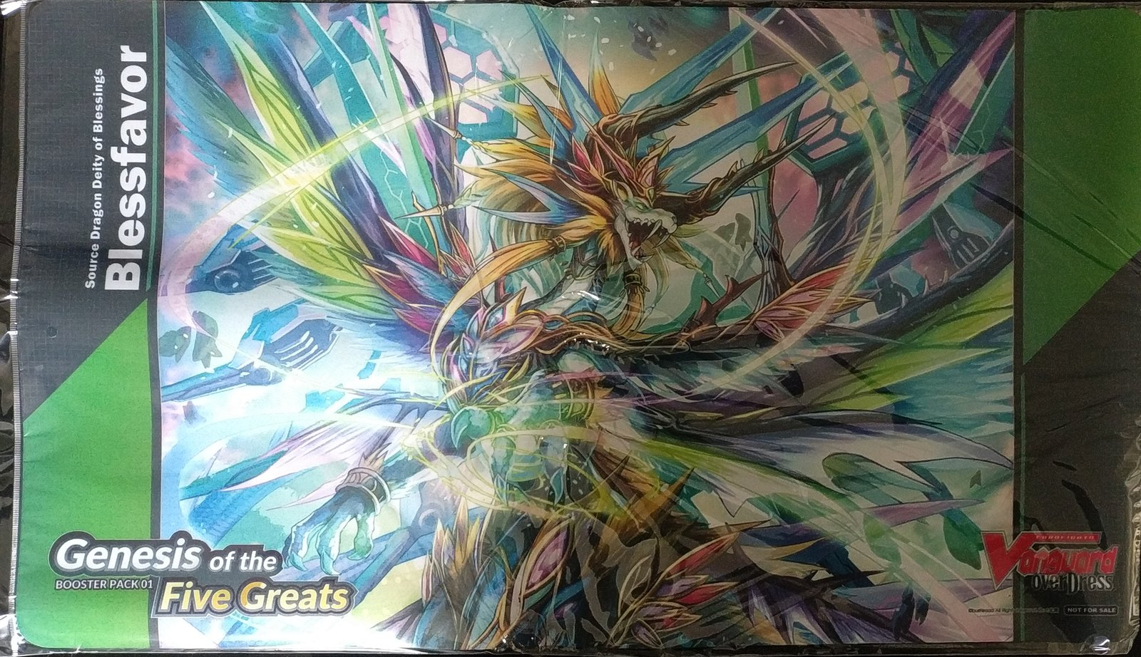 Tapis Cardfight Vanguard Overdress - Source Dragon Deity of Blessings Blessfavor