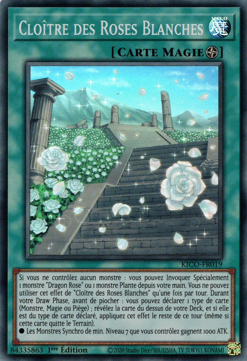 KICO-FR019 Cloître des Roses Blanches - Yu-Gi-Oh