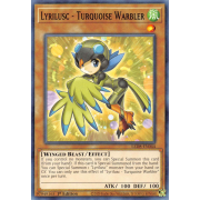 LED8-EN044 Lyrilusc - Turquoise Warbler Commune