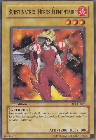 Yu-Gi-Oh! Carta Singola - Elemental Hero Burstinatrix (DP1-EN002) Dal Duelist Pack 1: Jaden Yuki