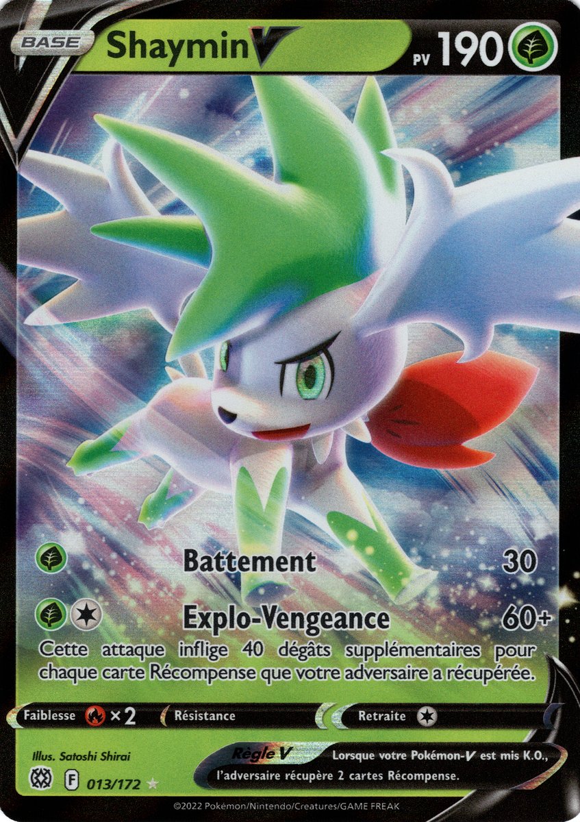 Carte Pokémon Shaymin V - Vinted