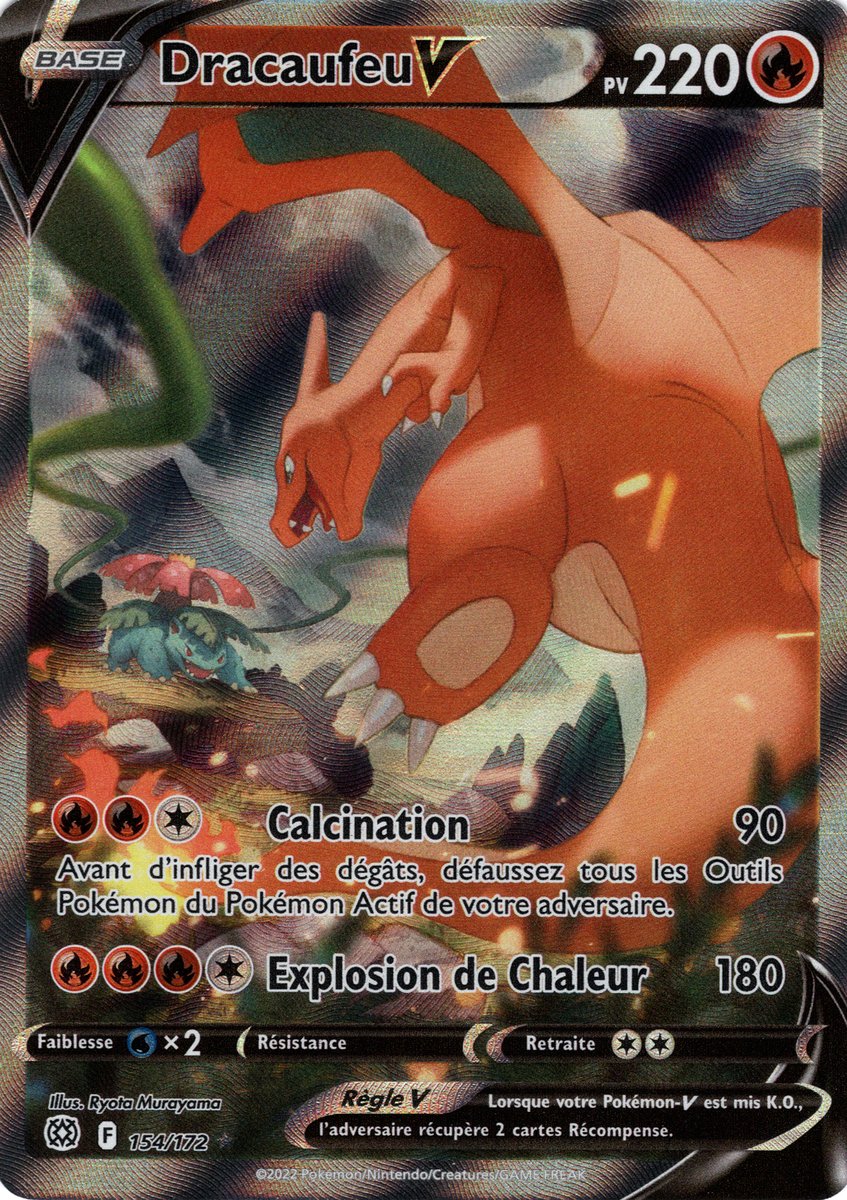 Ultra - Pokemon - Stars Etincelantes - Dracaufeu V 17/172