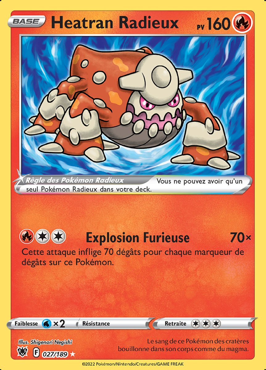 Portfolio + booster Pokémon Astres Radieux