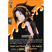 D-TB03/SKR003EN Supple and Flexible Mana, Yoh Asakura Shaman King Rare (SKR)