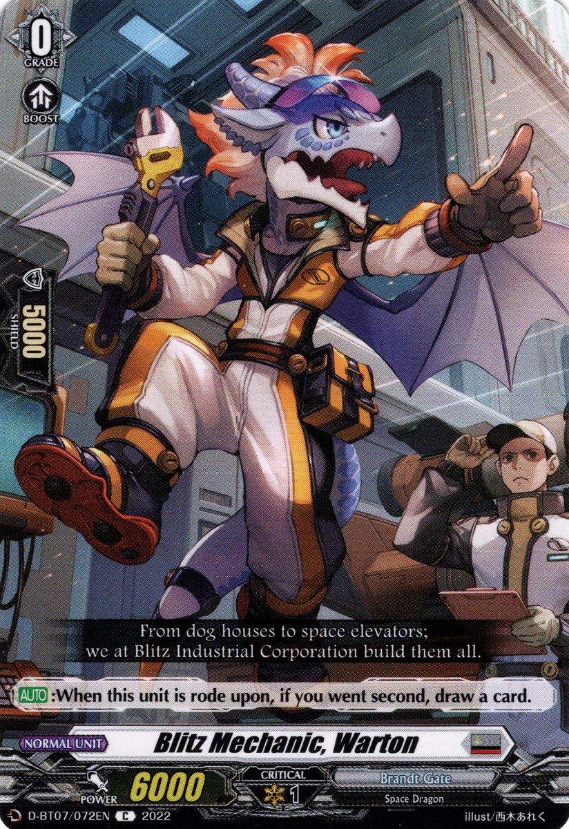 Blitz Mechanic, Warton