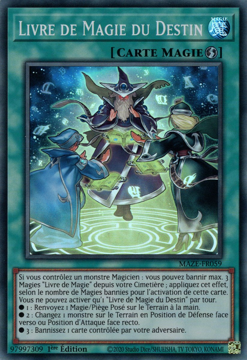 MAZE-FR059 Livre de Magie du Destin - Yu-Gi-Oh