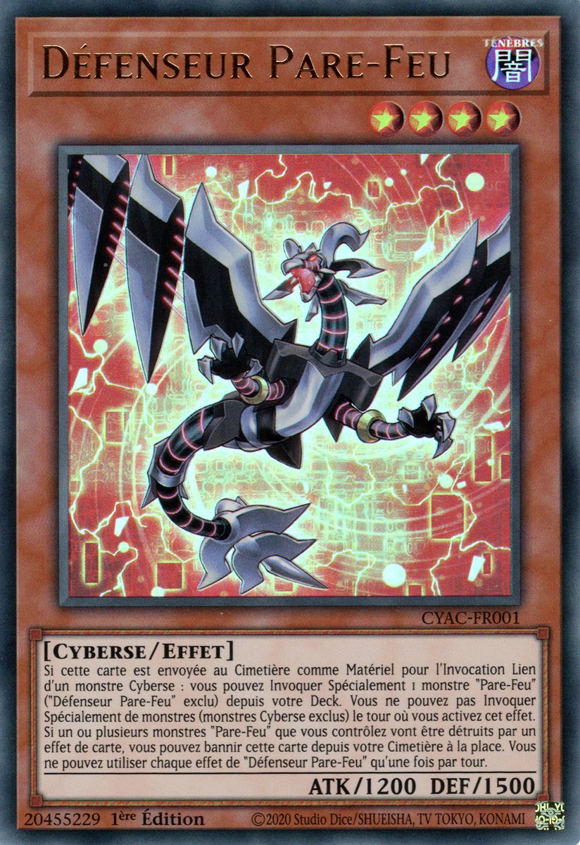 CYAC-FR001 Défenseur Pare-Feu - Yu-Gi-Oh