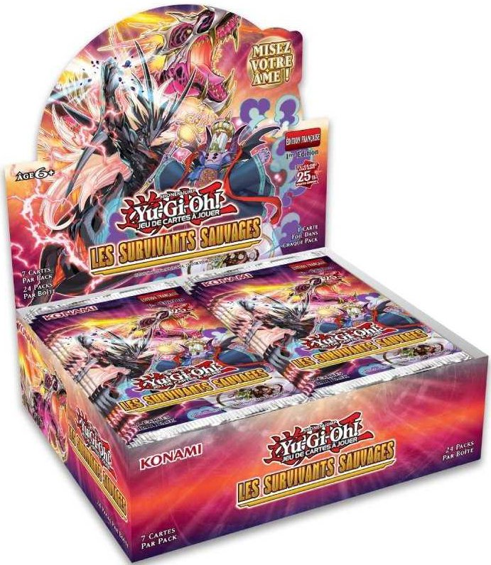 Boite de 24 Boosters Les Survivants Sauvages
