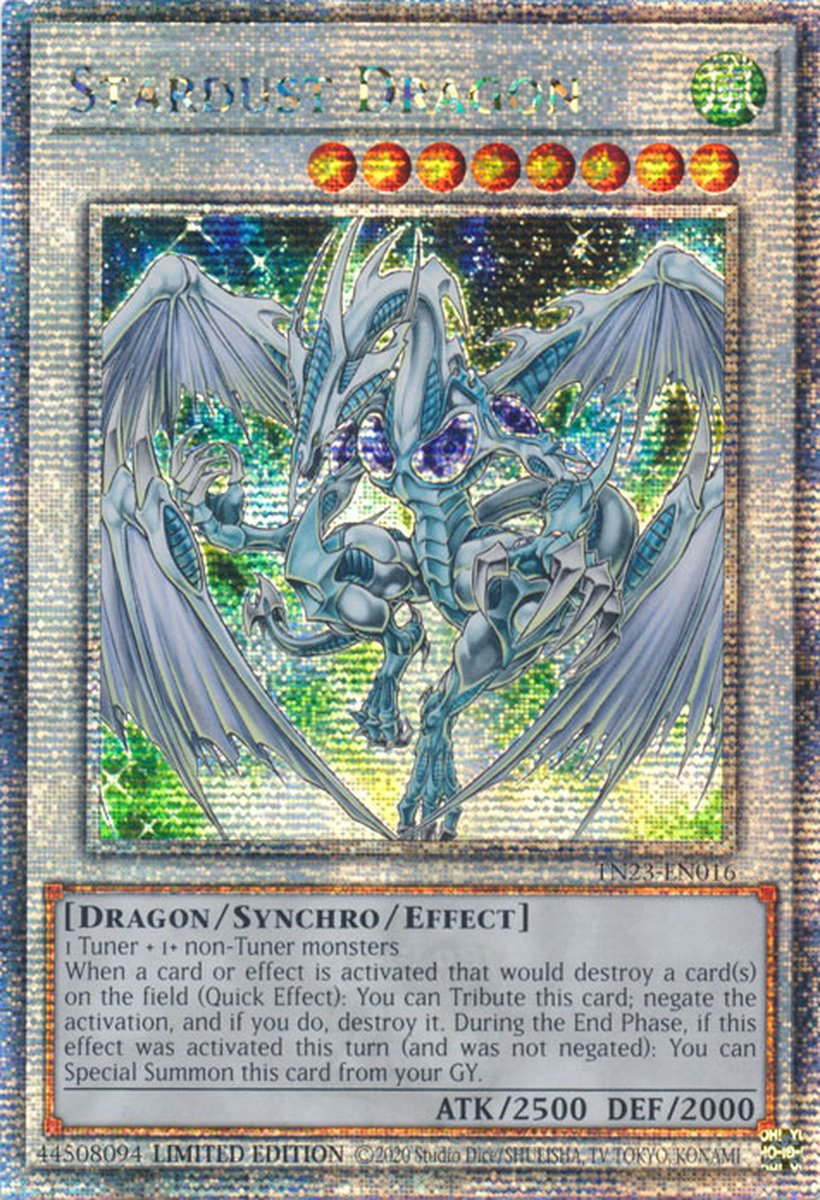 Yu-Gi-Oh! Stardust Dragon – TOCH 1st Edition Rare (Near Mint)