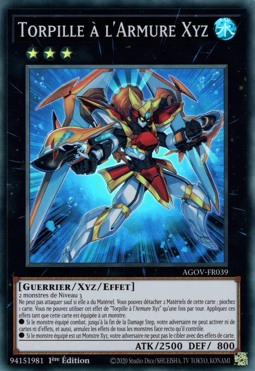 AGOV-FR039 Torpille à l'Armure Xyz - Yu-Gi-Oh