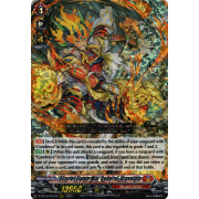 D-BT12/001EN Scarlet Flame War General, Bravaldin Triple Rare (RRR)