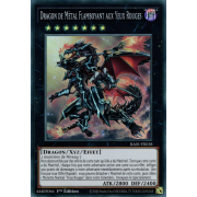 RA01-FR038 Dragon de Métal Flamboyant aux Yeux Rouges Super Rare