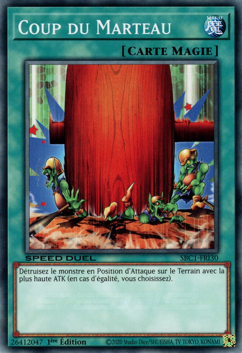 SBC1-FRI30 Coup du Marteau - Yu-Gi-Oh