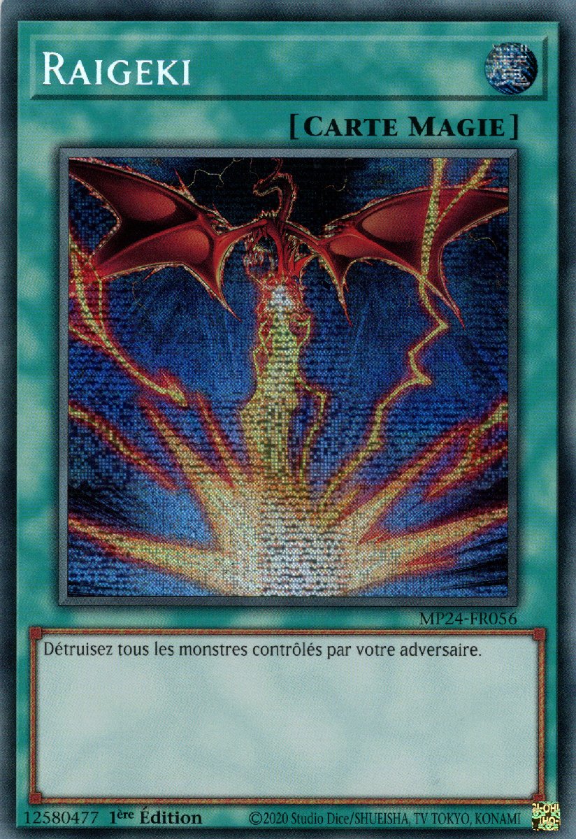 Yu-Gi-Oh! Raigeki – SUPER RARE RC03 – Korean – Mint/Near Mint