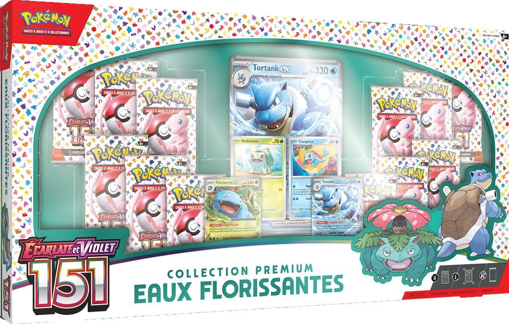 Coffret Pokémon EV3.5 Premium Eaux Florissantes