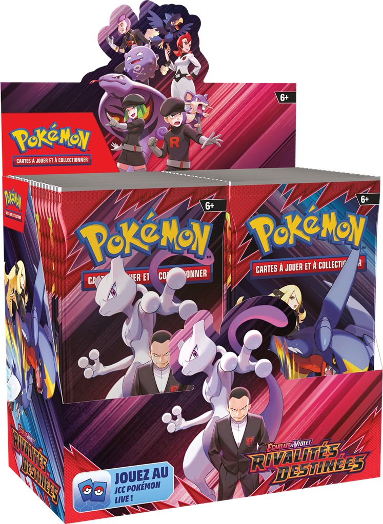 Boite de 36 Boosters Pokémon Écarlate et Violet 10 EV10 Rivalités Destinées