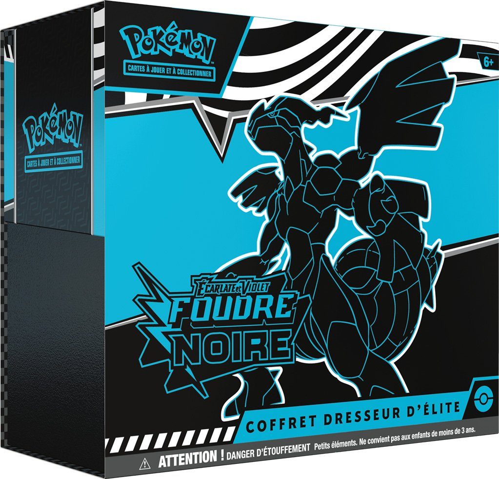 Elite Trainer Box Pokémon Écarlate et Violet EV10.5 Foudre Noire