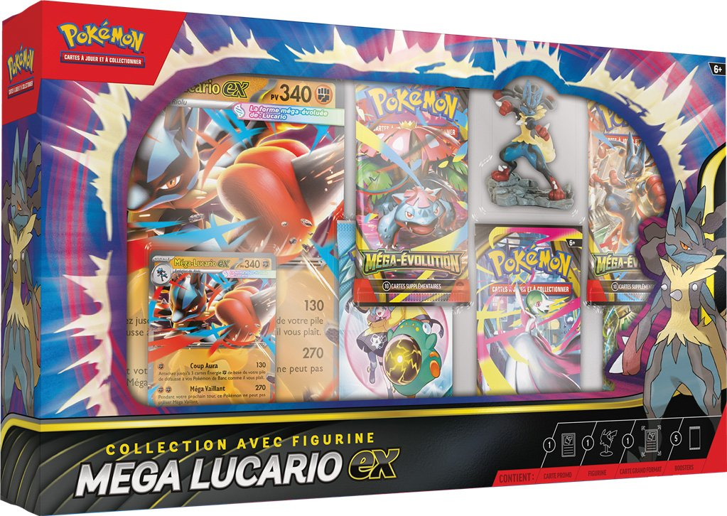 Coffret Premium Figurine Mega Lucario EX